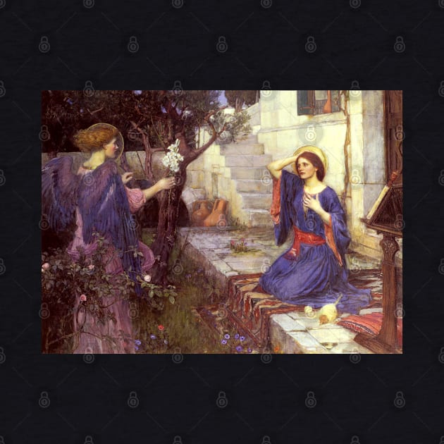 The Annunciation 1914 John William Waterhouse by immortalpeaches